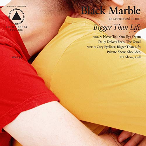 Bigger Than Life by Black Marble Album Cover
