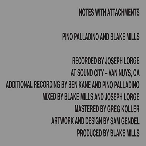 Notes With Attachments by Pino Palladino Album Cover