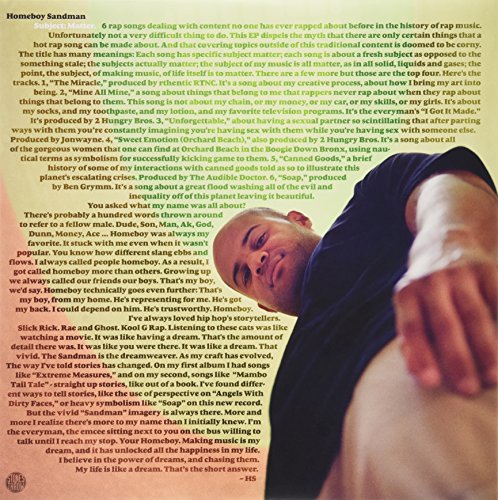 Subject: Matter [EP] by Homeboy Sandman Album Cover
